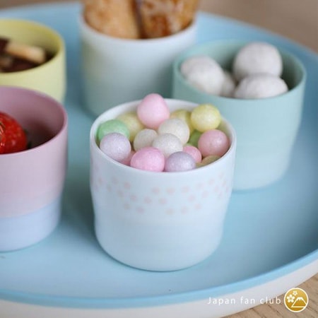 cute sweets time with Arita porcelain cup